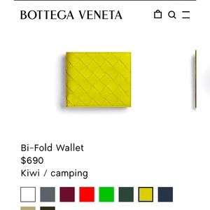 Bottega Veneta Bi-fold Wallet! Brand new